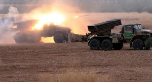 Quân đội Syria tấn công vị trí của phiến quân Hồi giáo IS ở tỉnh Hama.